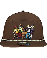 New Era Men's Brown Scooby-Doo Rope Trucker 9FIFTY Adjustable Hat