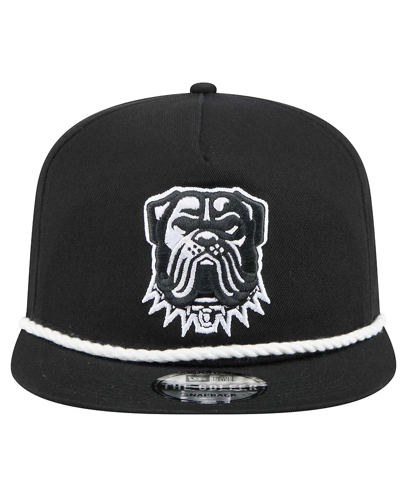 New Era Men's Black Cleveland Browns B-Dub Golfer Snapback Hat