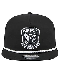 New Era Men's Black Cleveland Browns B-Dub Golfer Snapback Hat