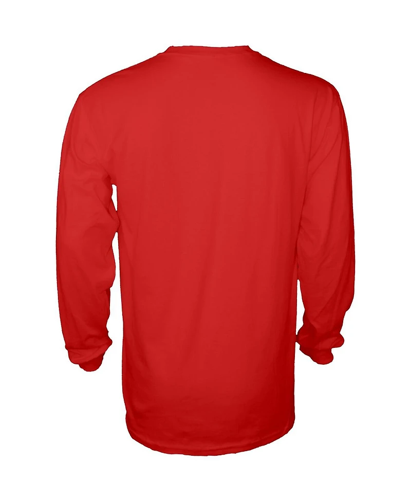 Blue 84 Men's Red Georgia Bulldogs 2024 Sec Football Conference Champions Locker Room Long Sleeve T-Shirt