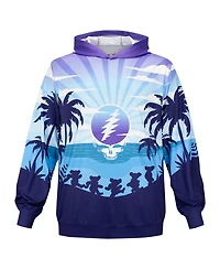 Section 119 Men's and Women's Purple The Grateful Dead Rising Sun Stealie Pullover Hoodie
