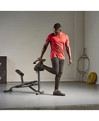 Sunny Health & Fitness Stretch Training Machine with Multi-Grip Handles & Self-Leveling Pedals, 265 Weight Capacity
