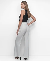 Dkny Women's Front-Seam Pull-On Trousers