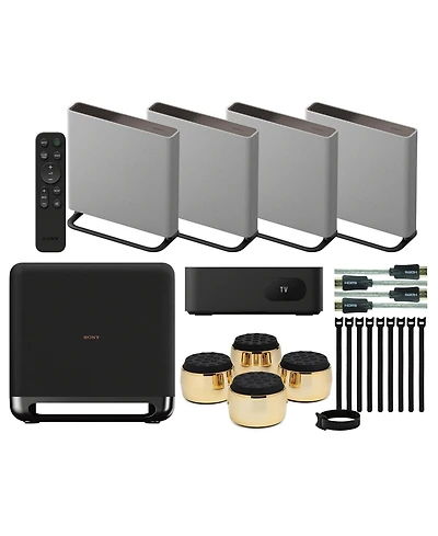 Sony Bravia Theater Quad with SASW5 300W Wireless Subwoofer bundle
