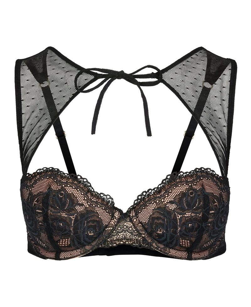 Adore Me Plus Cordelia Push Up Balconette Bra