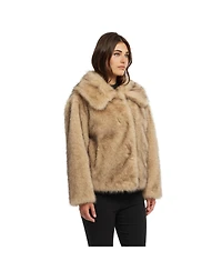 Ellen Tracy Women's Fox Faux Fur Jacket