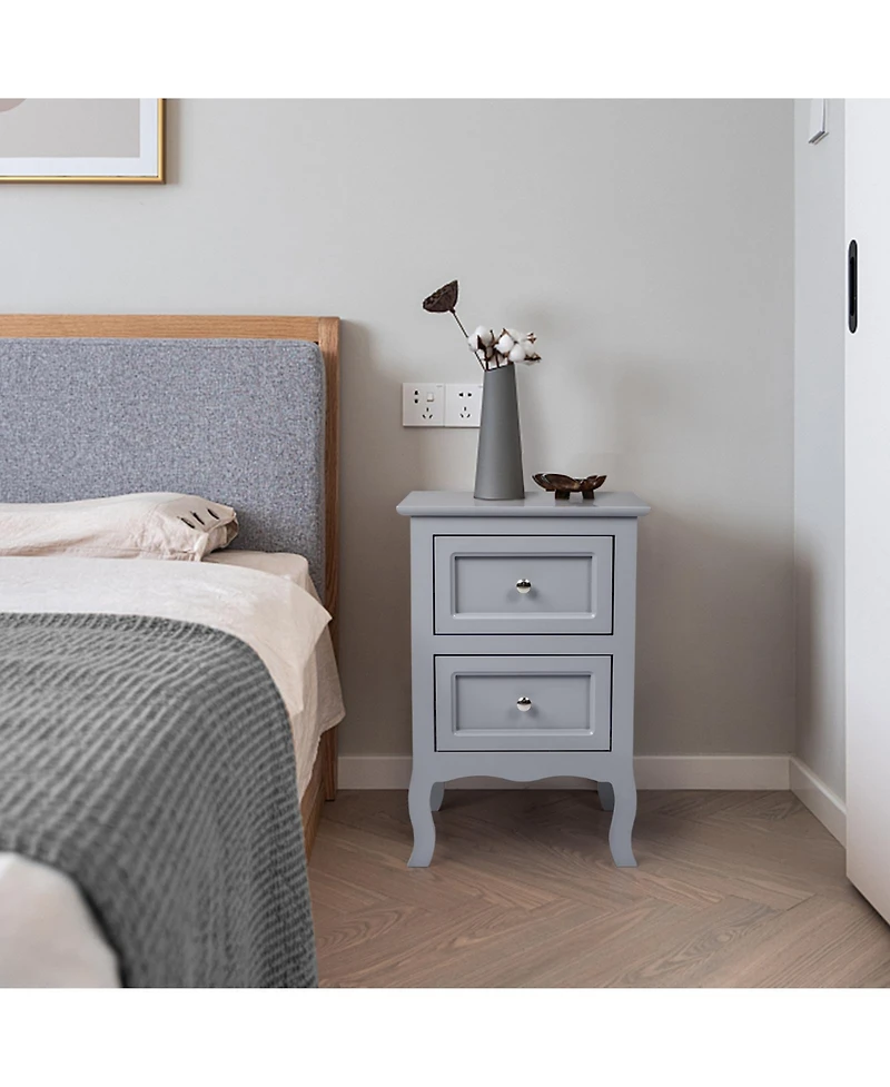 Slickblue Country Style Two-Tier Night Tables