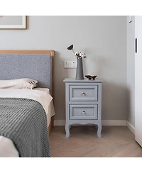 Slickblue Country Style Two-Tier Night Tables