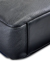 Tommy Hilfiger Men's Pebble Faux-Leather Leo Messenger Bag