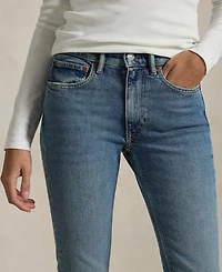 Polo Ralph Lauren Women's Mid-Rise Super-Slim Jeans