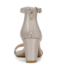 LifeStride Women's Florence Two Piece Block Heel Ankle Strap Sandals