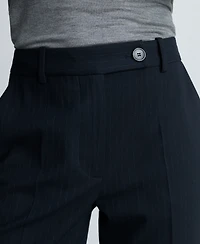 Mango Women's Pinstripe Suit Pants