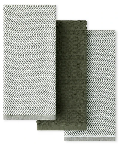KitchenAid Design Series Heavyweight 3-Piece Textured Kitchen Towel Set