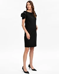 Pietro Brunelli Maternity Flower Detail Fitted Sheath Capri Dress