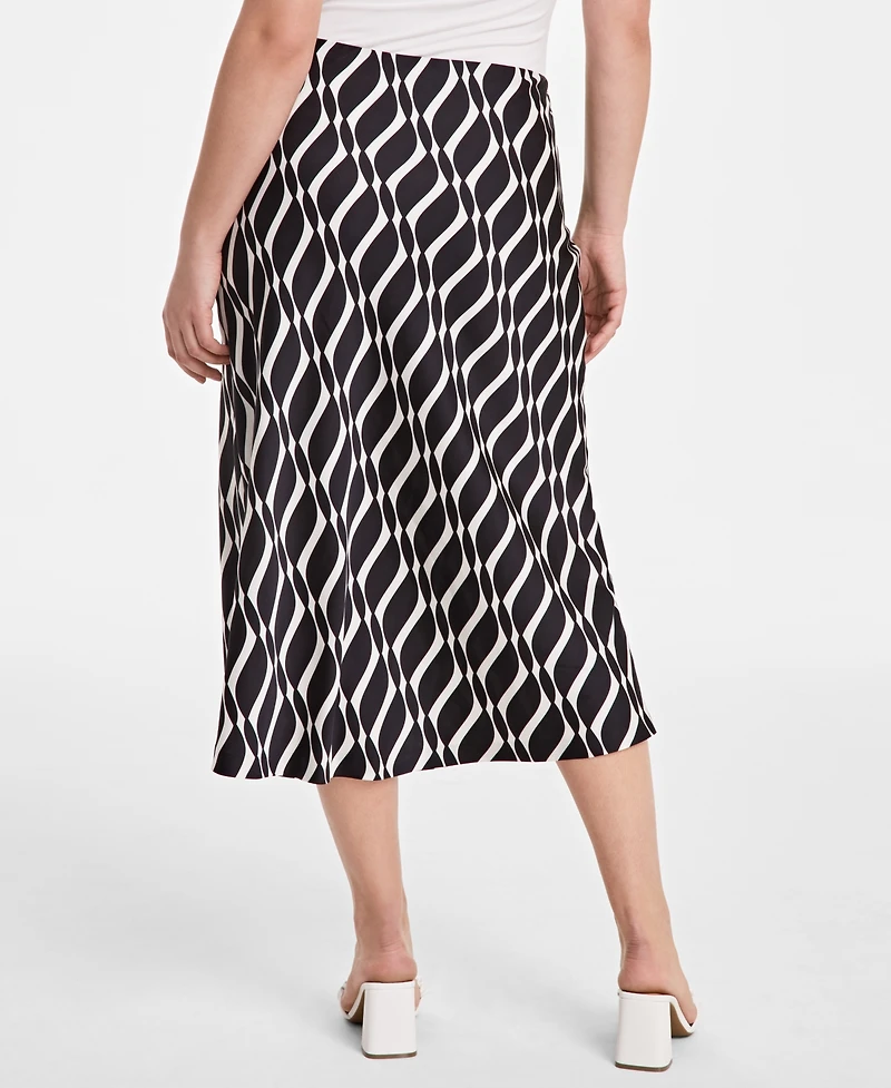 On 34th Women's Printed Midi Slip Skirt, Exclusively at Macy's