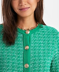 On 34th Women's Lurex Lady Jacket Cardigan, Exclusively at Macy's