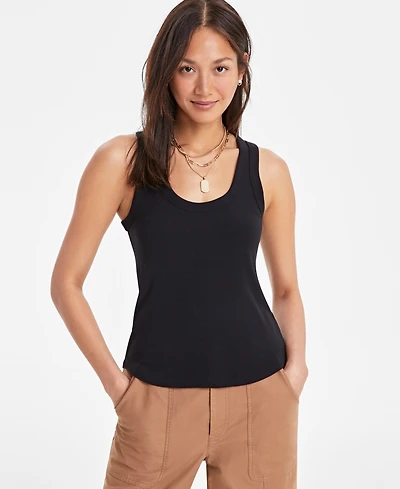 On 34th Women's Deep Curved-Hem Tank Top