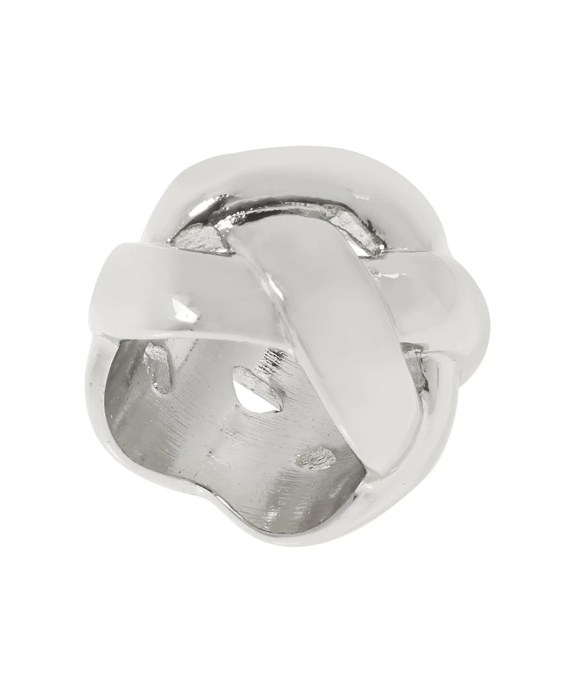 Steve Madden Woven Twist Band Ring