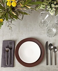 Fortessa Arezzo Brushed Black 5pc Place Setting