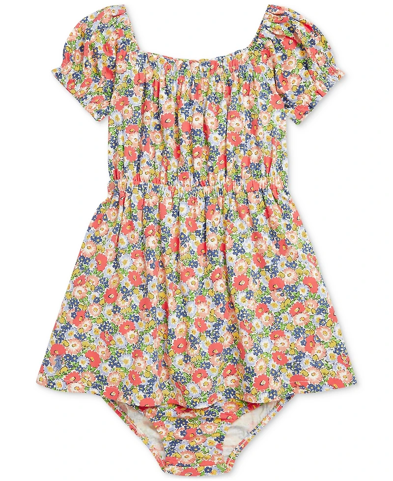 Polo Ralph Lauren Baby Girls Floral Cotton Jersey Dress