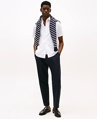 Tommy Hilfiger Men's Short Sleeve Flex Poplin Regular Fit Shirt
