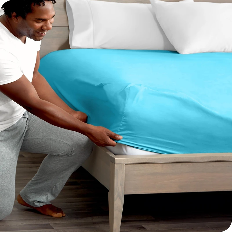 Bare Home 22 Inch Extra Deep Pocket Fitted Sheet