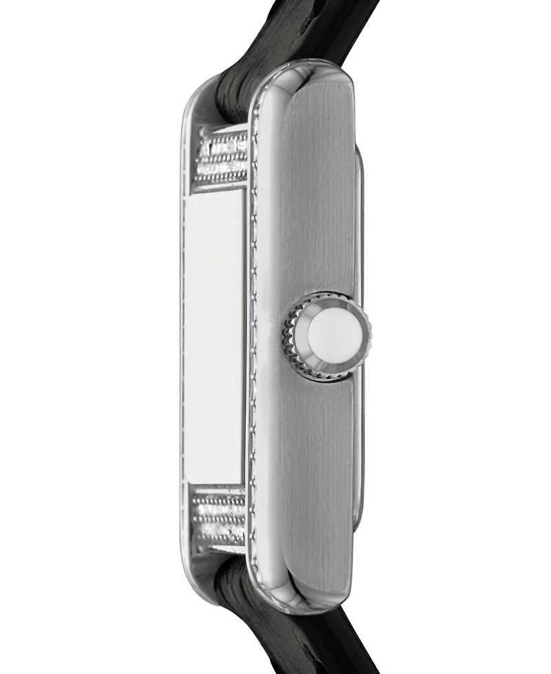 Emporio Armani Women's Black Leather Strap Watch 20mm