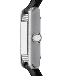 Emporio Armani Women's Black Leather Strap Watch 20mm