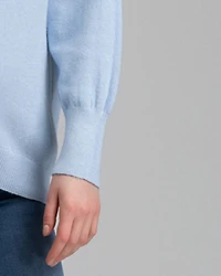 Pietro Brunelli Maternity Oversized Puffy Long Sleeve Emerald Sweater