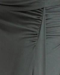 Pietro Brunelli Maternity Maternity Ruched Bamboo Jersey Stretch Nike Skirt