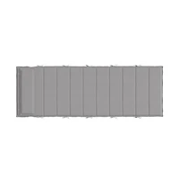Sun Lounger Cushion Gray 70.9"x23.6"x1.6" Oxford Fabric