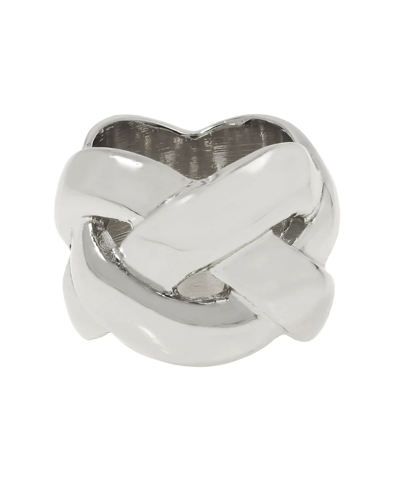 Steve Madden Woven Twist Band Ring