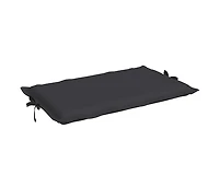 vidaXL Sun Lounger Cushion Black 73.2"x22.8"x1.2" Oxford Fabric