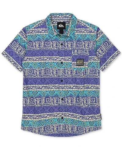 Quiksilver Big Boys Global Heat Cotton Button-Down Shirt
