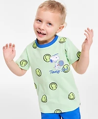 Epic Threads Toddler Boys 2T-4T Short-Sleeve Snoopy Tennis T-Shirt, Exclusively at Macy's