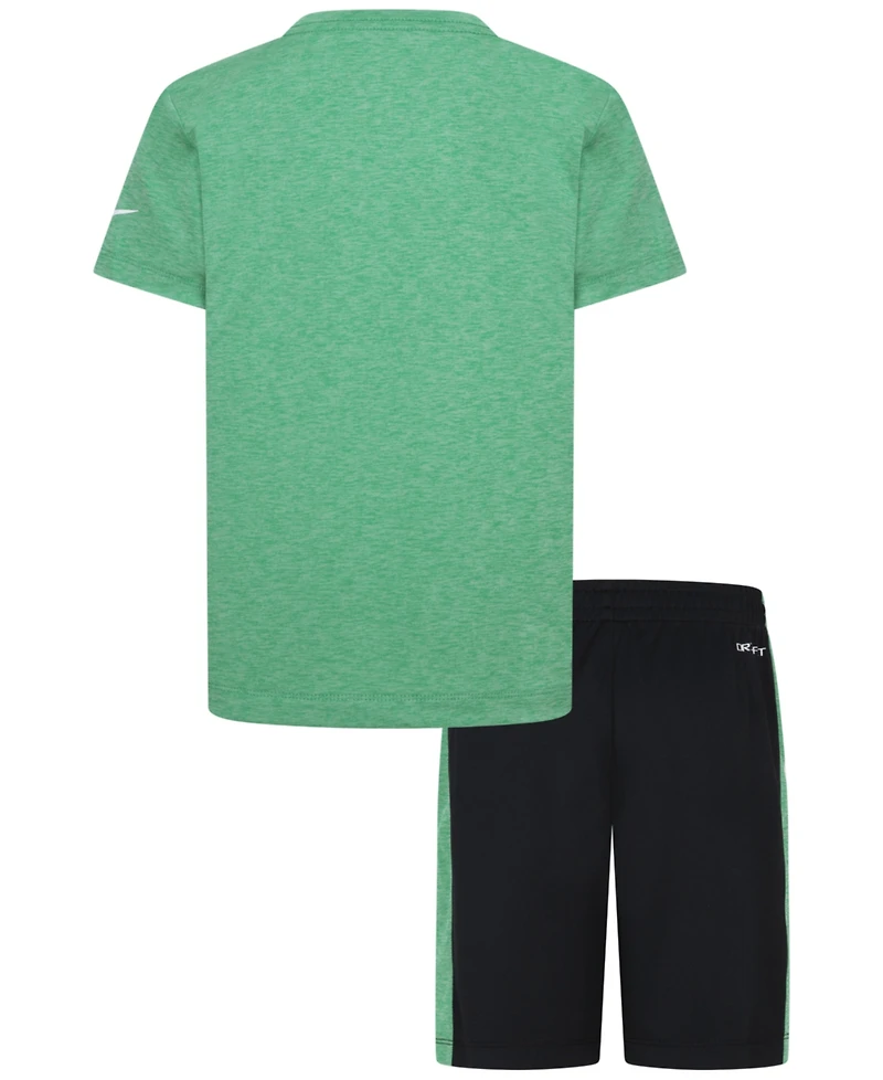 Nike Little Boys Dri-fit Dropset T-Shirt & Shorts Set