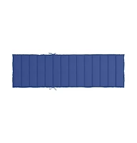 vidaXL Sun Lounger Cushion Royal Blue 78.7"x19.7"x1.2" Fabric
