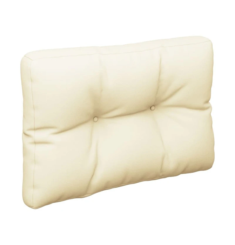 vidaXL Pallet Cushion Cream 19.7"x15.7"x4.7" Fabric