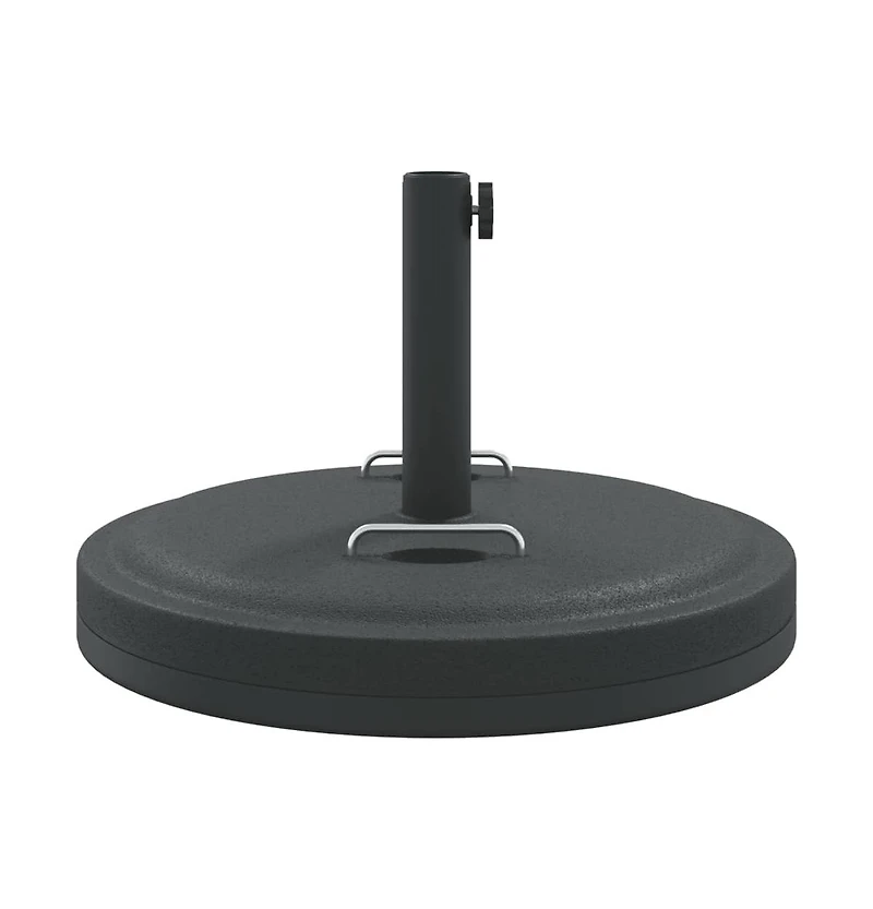 Parasol Base with Handles for 1.5"/1.9" Poles 55.1 lb Round