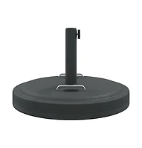 Parasol Base with Handles for 1.5"/1.9" Poles 55.1 lb Round