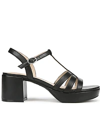 LifeStride Women's Rio Strappy Platform Block Heel Dress Sandals