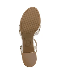 LifeStride Women's Rio Strappy Platform Block Heel Dress Sandals