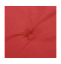 Garden Chair Cushions 4 pcs Red 19.7"x19.7"x1.6" Oxford Fabric