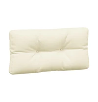 vidaXL Pallet Cushions 5 pcs Cream Fabric