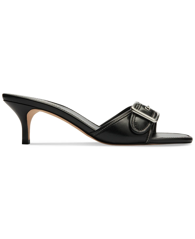 Coach Women's Margot Kitten-Heel Slide Sandals