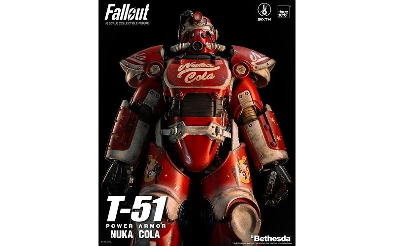 Video Games T-51 Power Armor Nuka Cola 1/6 Scale | Fallout | Threezero