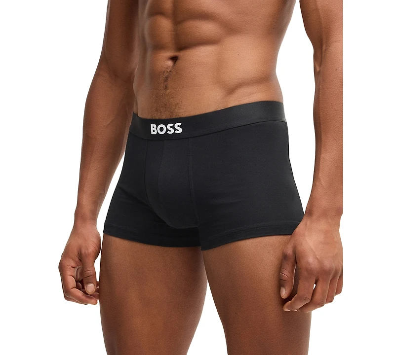 Boss by Hugo Boss Men's 3-Pack Icon Logo Trunks