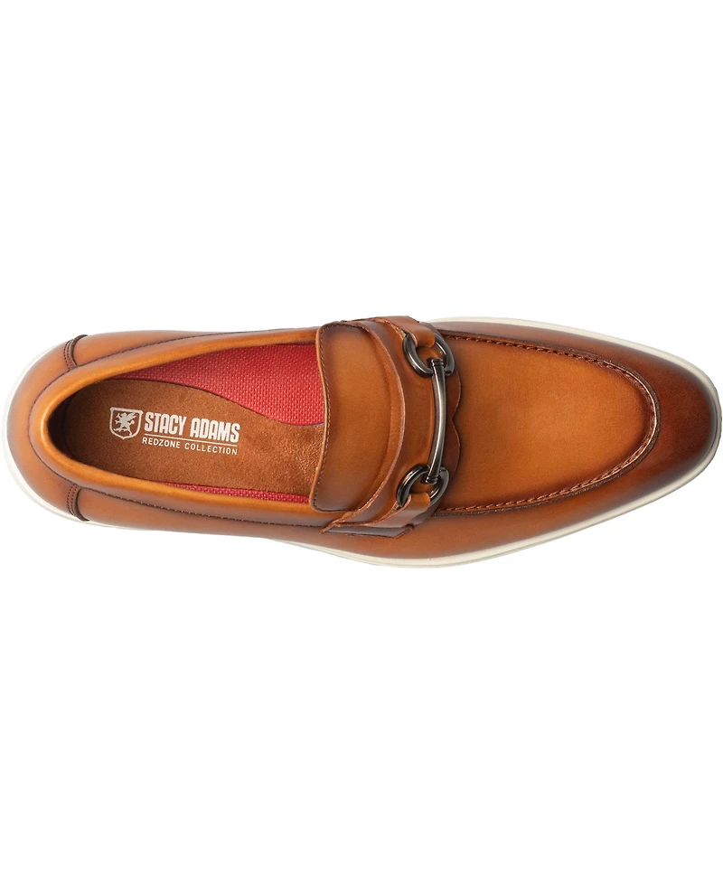 Stacy Adams Men's Samuel Moc Toe Bit Slip On Shoe