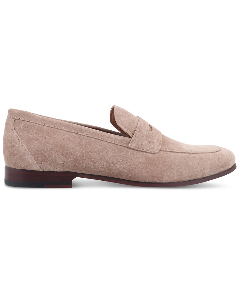 Bar Iii Men's Baldwinn Suede Penny Loafer, Exclusively at Macy's