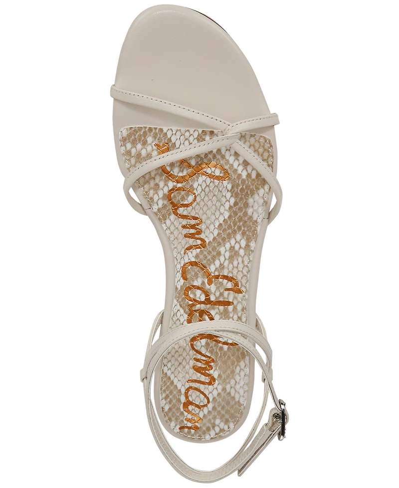 Sam Edelman Women's Elina Ankle-Strap Flat Sandals